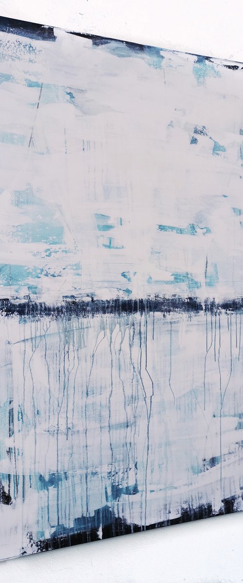 OCEAN BREEZE- XL Abstract by Stefanie Rogge