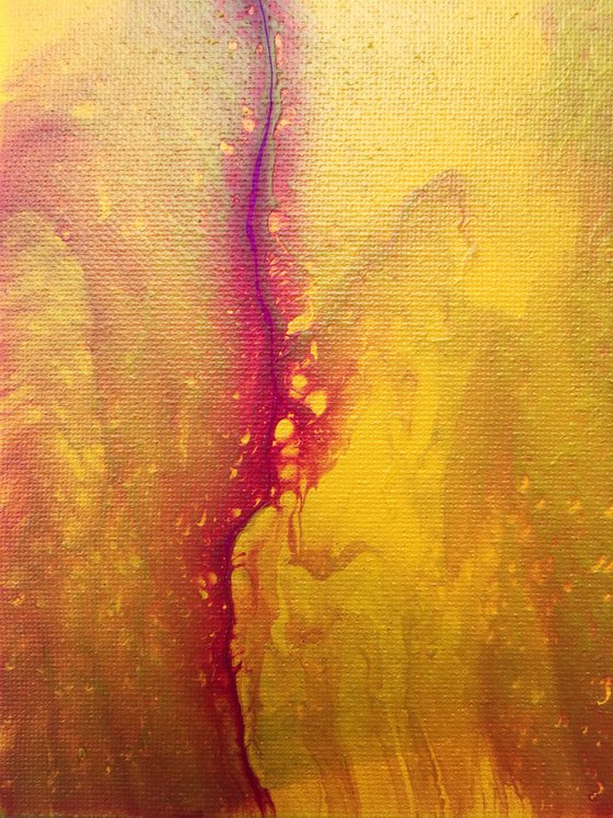 "The Source" - SPECIAL PRICE - Original Abstract PMS Acrylic Painting - 16 x 20 inches