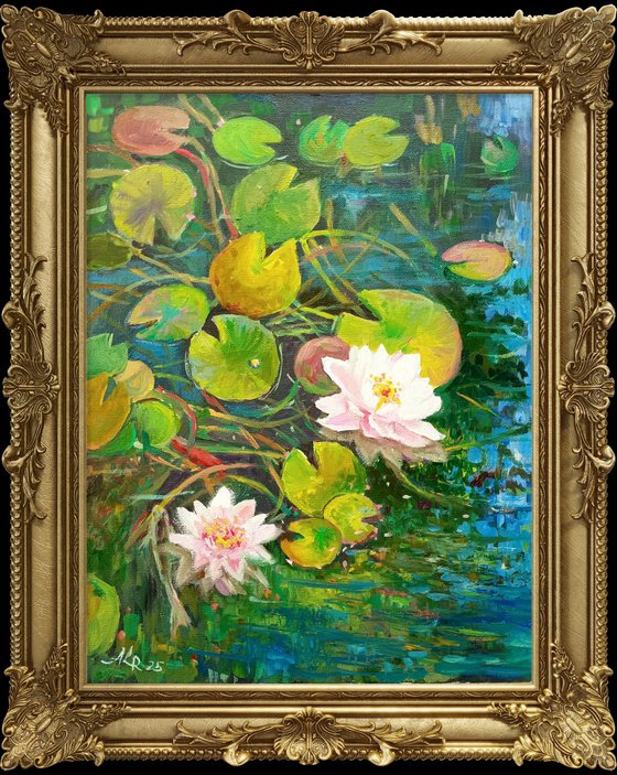 Water Lilies. Pond