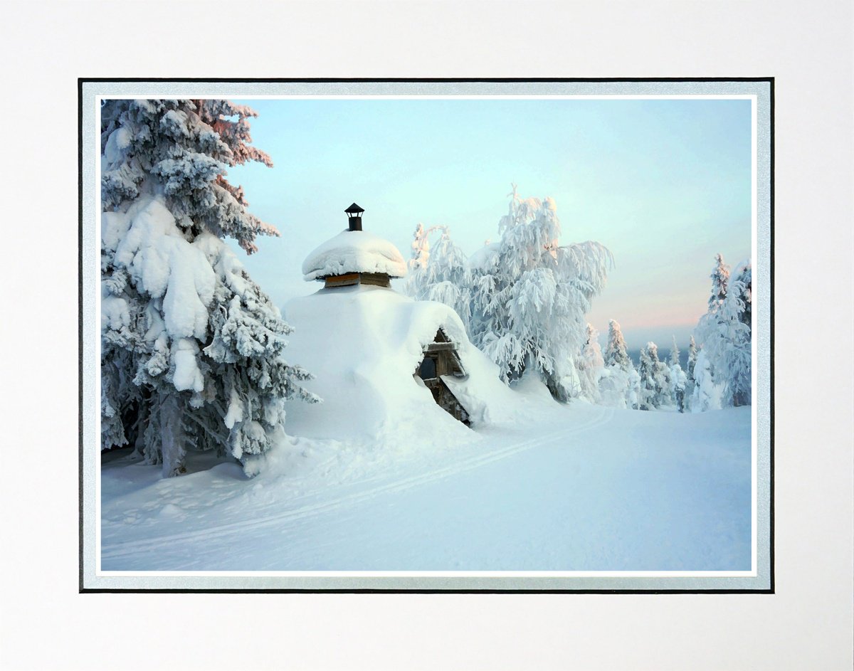 Finland Snow Forest four by Robin Clarke