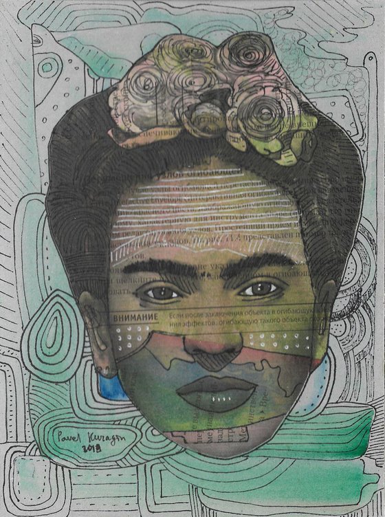 Portrait of Frida Kahlo #60