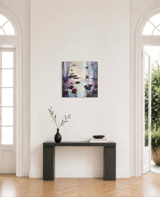 Love The LIght With Water Lilies 3