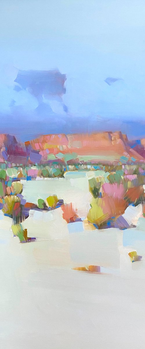 Canyon View, Original oil painting, Handmade artwork, One of a kind by Vahe Yeremyan