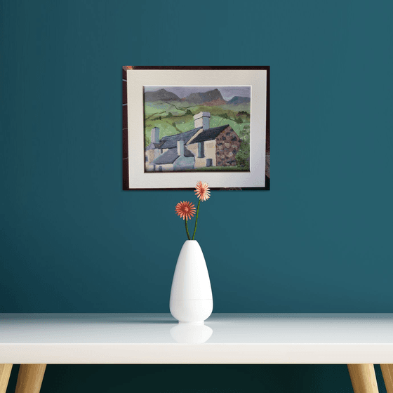 Farmhouse Dolgellau painting