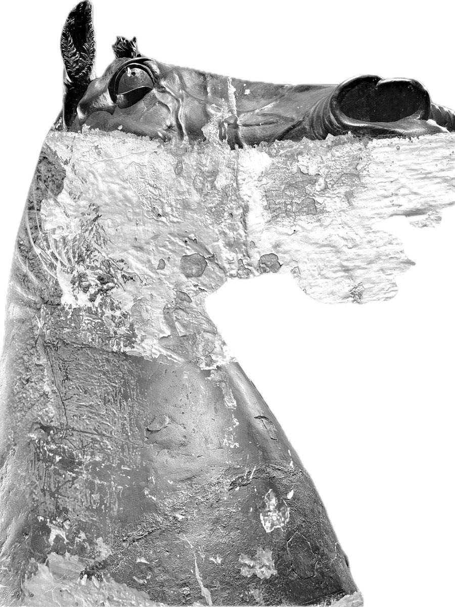 Abstract Photograph By Mattia Paoli, 39 X 52", Abc#210 White And Black Renaissance #2, Original Artwork