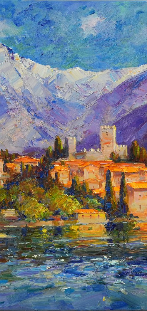 Evening in San Siro, Lake Como by Sergei Chernyakovsky
