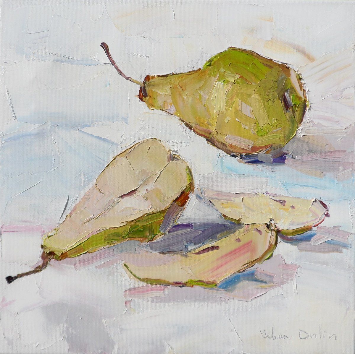 Pears 3 By Yehor Dulin, 12 X 12, Artwork For Sale On Artfinder