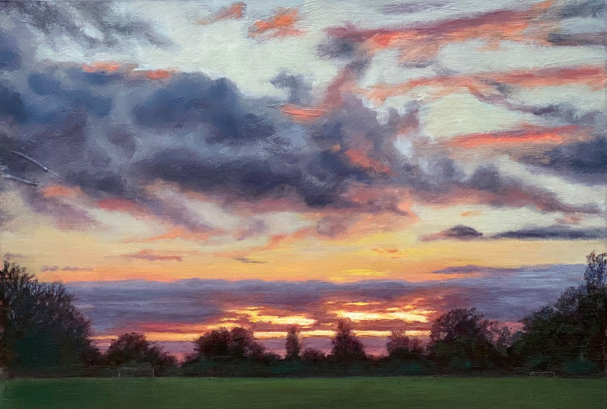 Sunset in Mill Hill Park (III) by Diana Sandetskaya