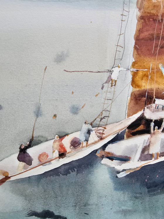 Cliffside Village Rescue, Dreamlike Art
