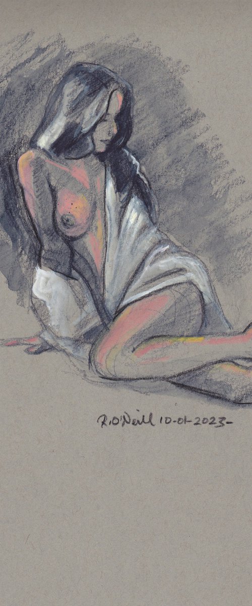 draped female nude by Rory O’Neill