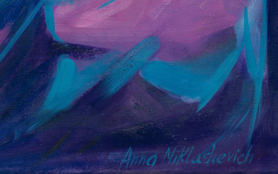 African Woman Original Art — Serene