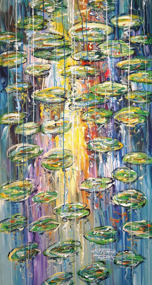 Water Lilies L 3 by Peter Nottrott