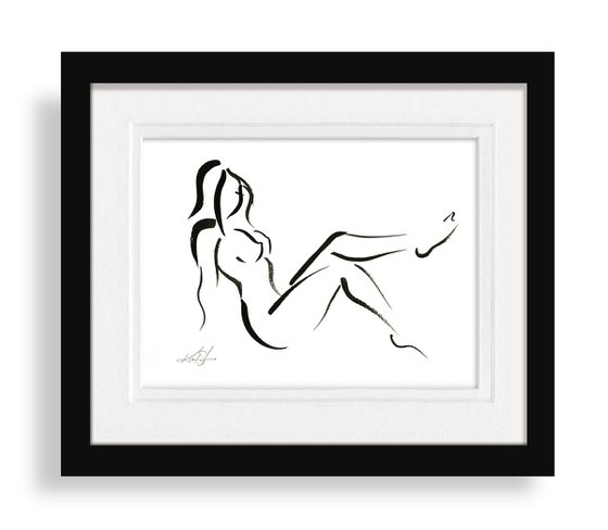 Brushstroke Nude Goddess Collection -  Set 1 by Kathy Morton Stanion