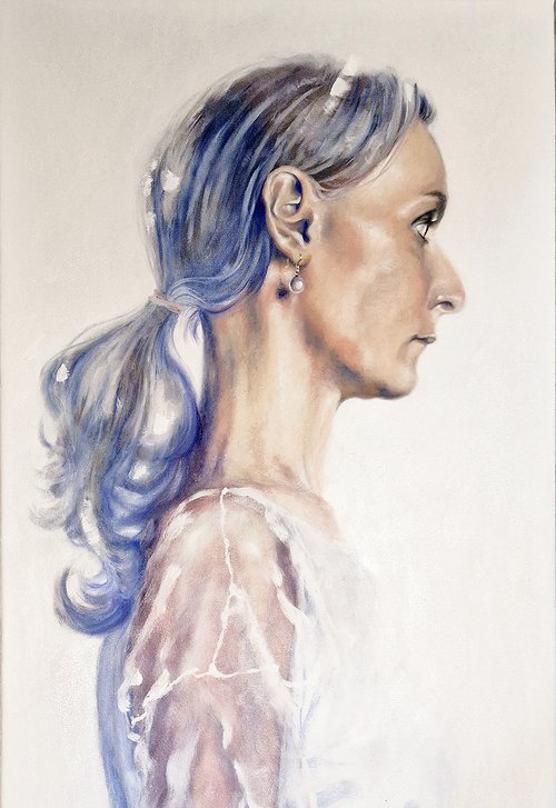 Portrait in White by Chiara Castagna