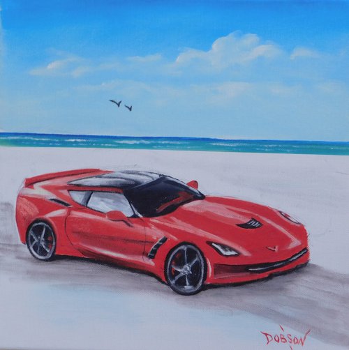 2015 Red Corvette ZO6 by Lloyd Dobson