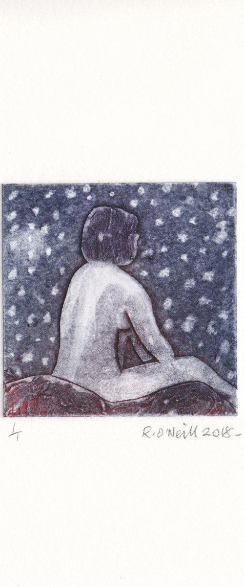 Small Seated Female Nude 1 by Rory O’Neill