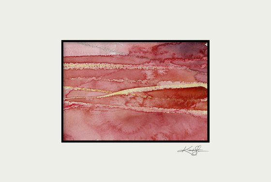 Abstraction 318 - Small abstract painting by Kathy Morton Stanion