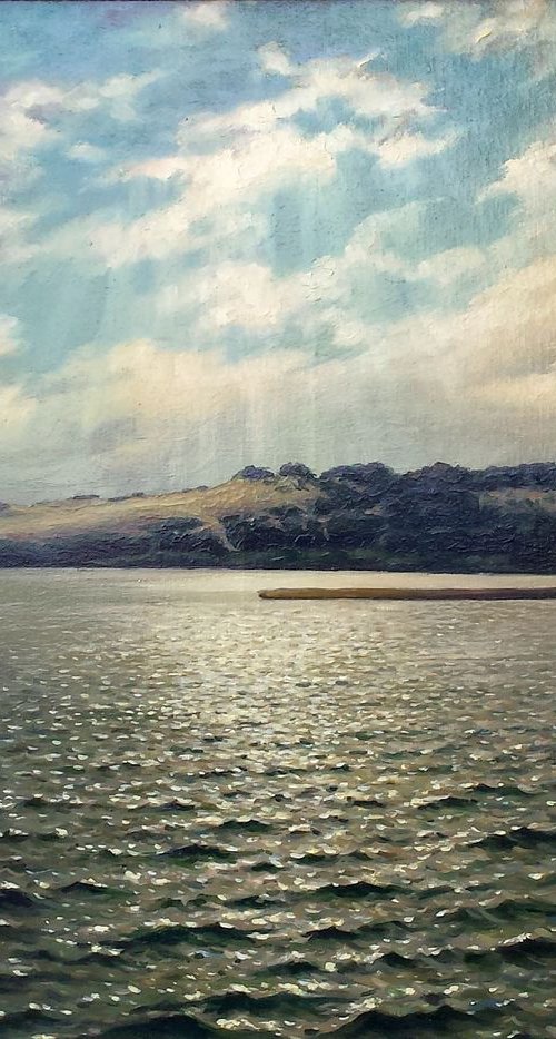 Evening at the lagoon by Valentinas Yla