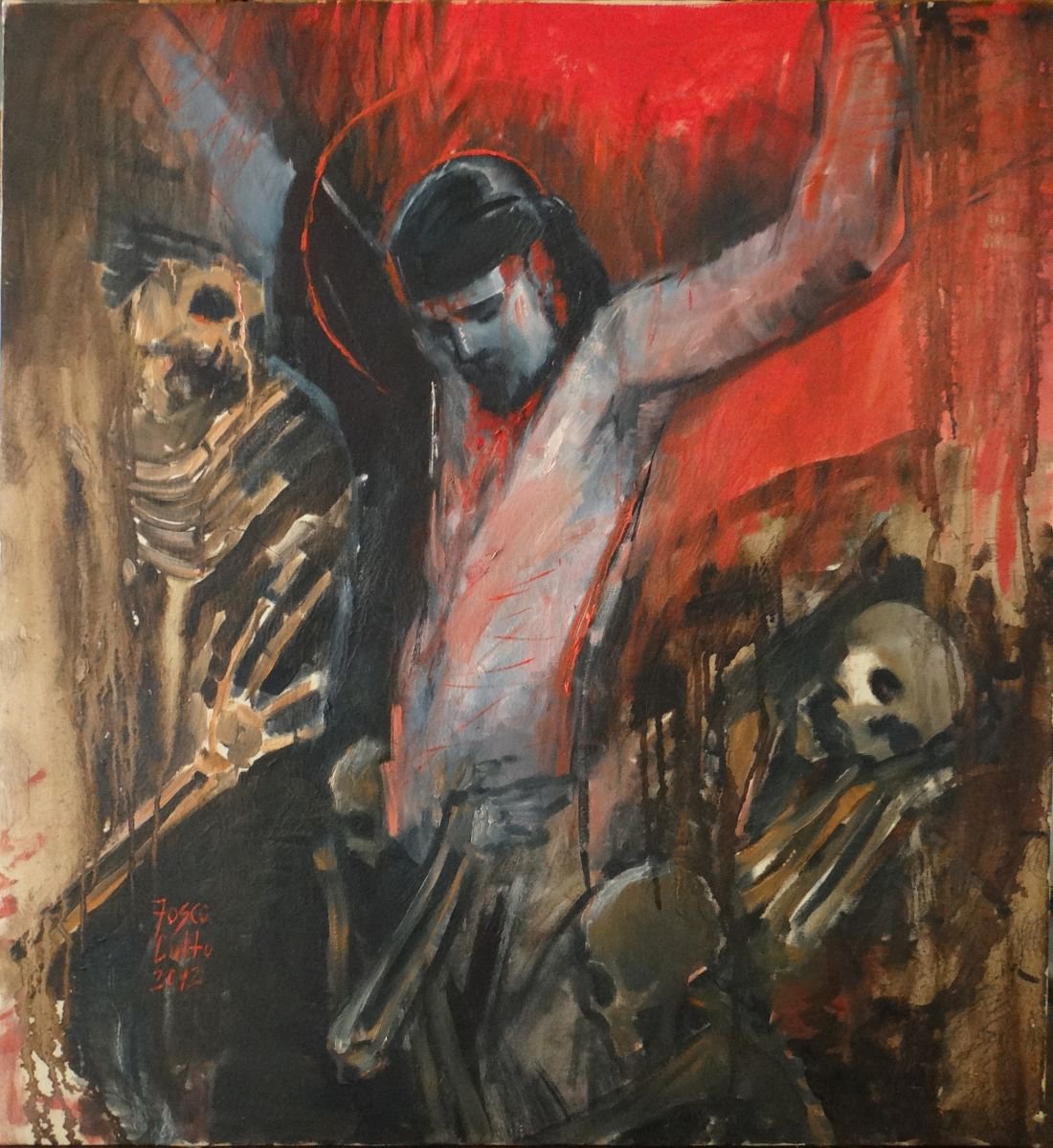 descent into hell Oil painting by Fosco Culto | Artfinder