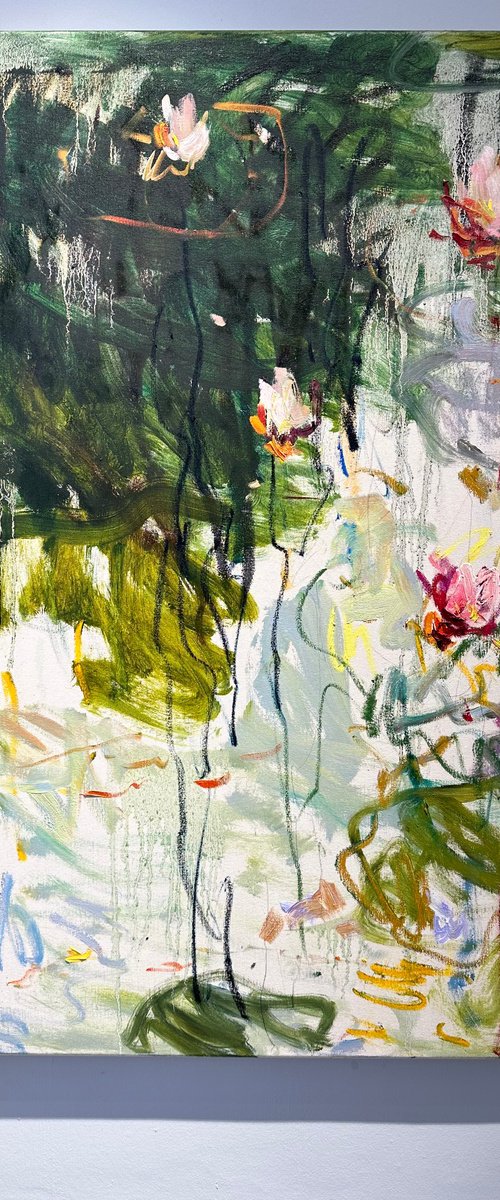 Reflections. Water lilies by Lilia Orlova-Holmes