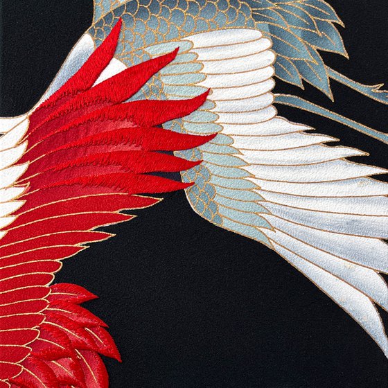 Cranes through Generations (Kimono)