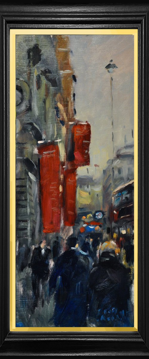Flags Outside the Royal Academy by Andre Pallat
