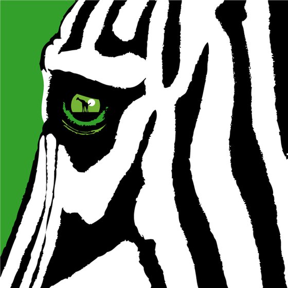 Zebra with Giraffee eye