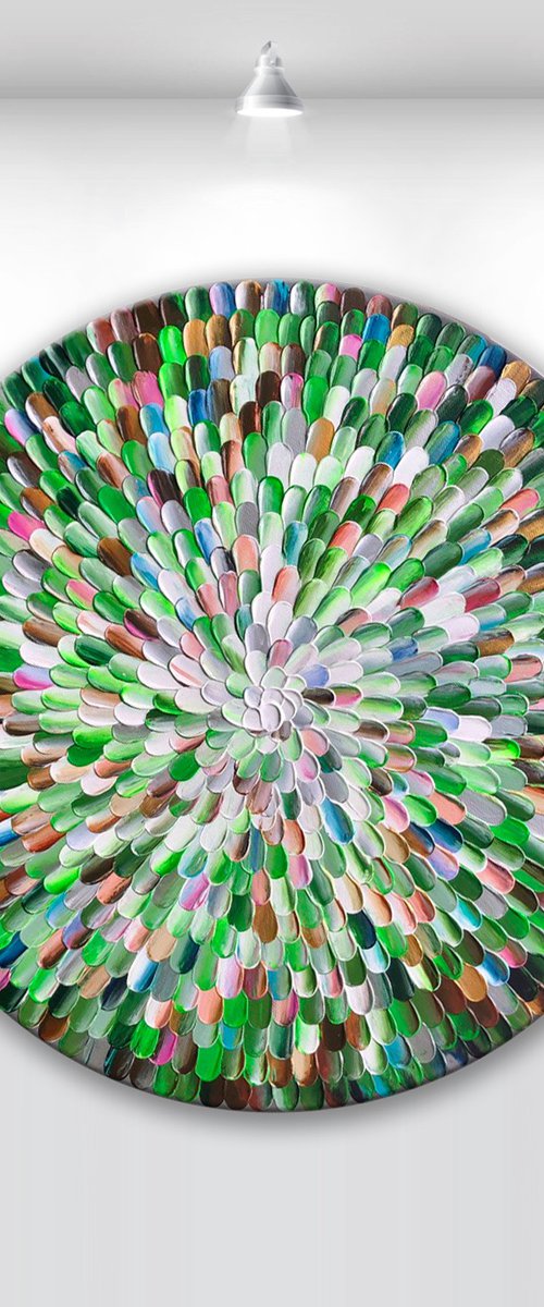 'Ratione alchimia ' - 24x24” by Tatiana Georgieva