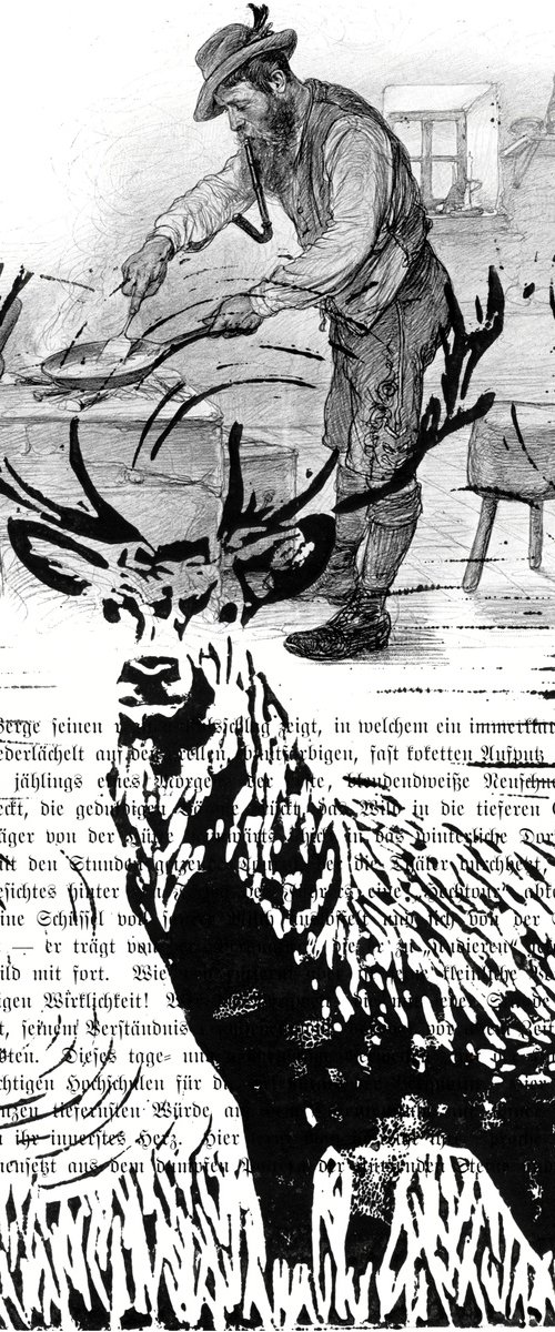 Waidmann - Hirsch 2 (Deer) by Reimaennchen - Christian Reimann