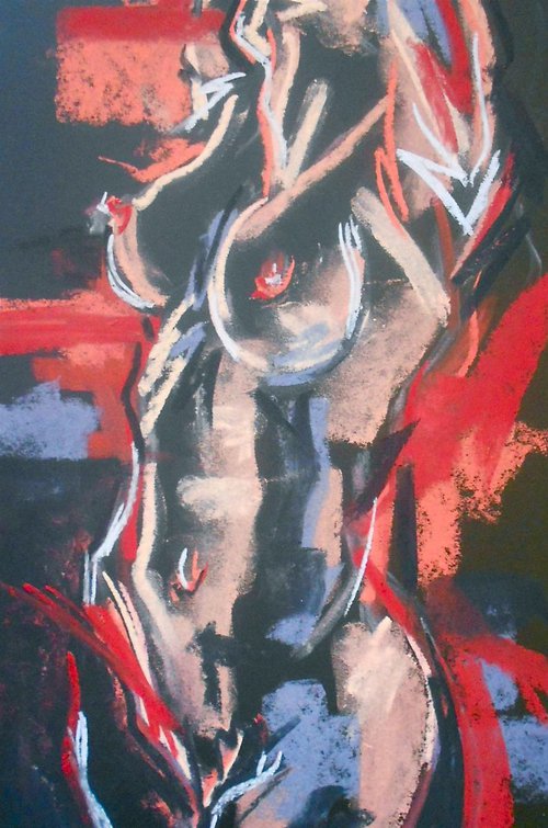 Nude Colour Splash no.3 by Sheila Volpe