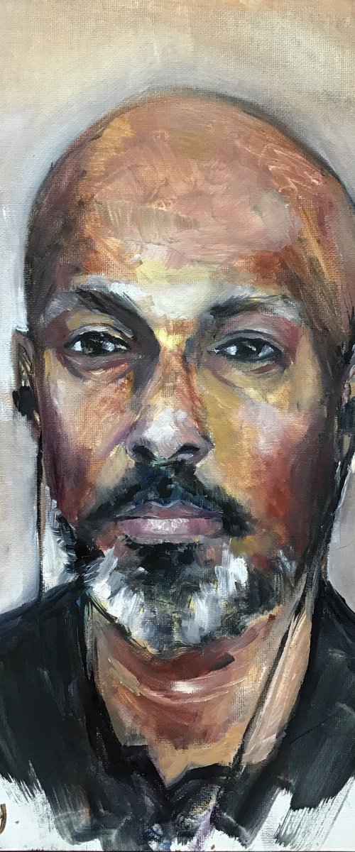 Akram Khan portrait by Sandra Haney