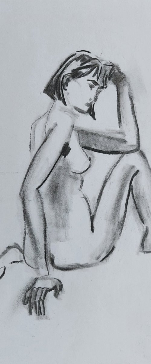 Sketch lifedrawing by Olena Kolotova