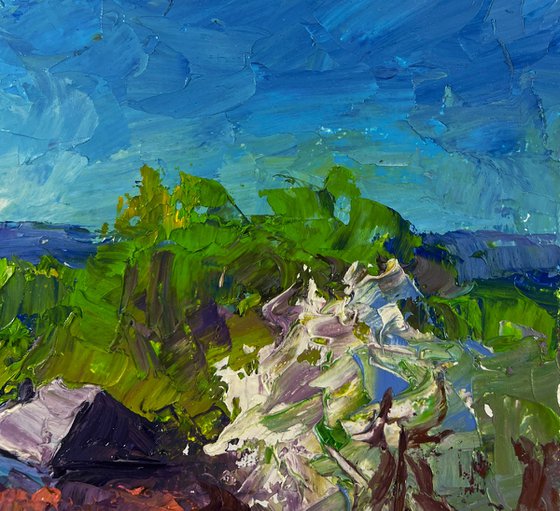 Village in the Spring Silence