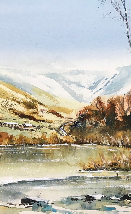 Mountain lake by Vicki Washbourne