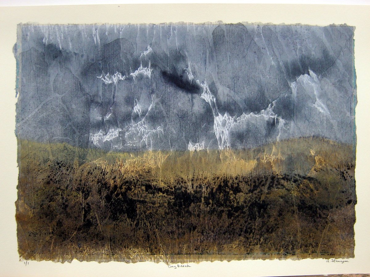 Impressionistic Landscape Limited Edition Print By Aidan Flanagan Irish Landscapes, 26 X 19, Daybreak - Irish Landscape, Artfinder