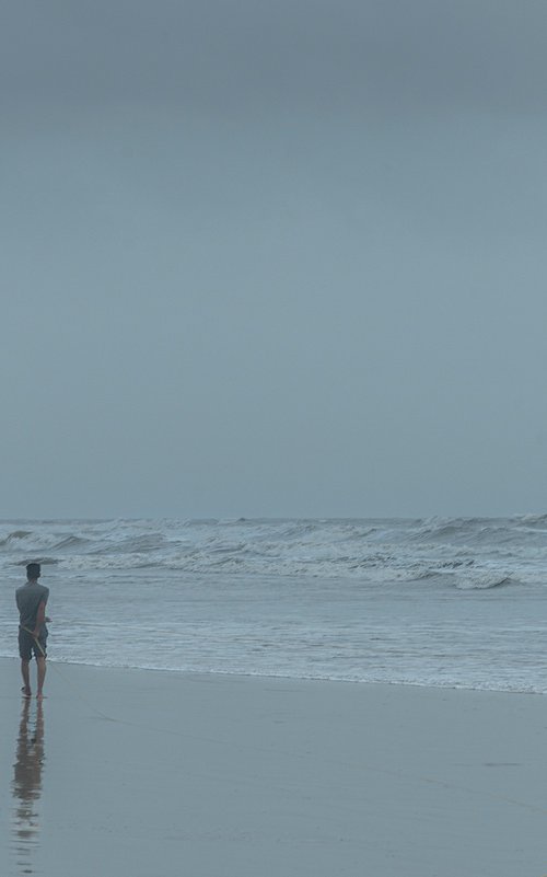 Solitary fisherman. by Adam Regan