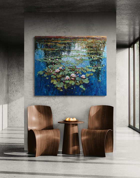 White Water Lilies Pond
