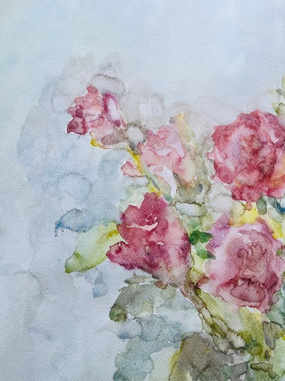 Roses 19,7x25,6 in