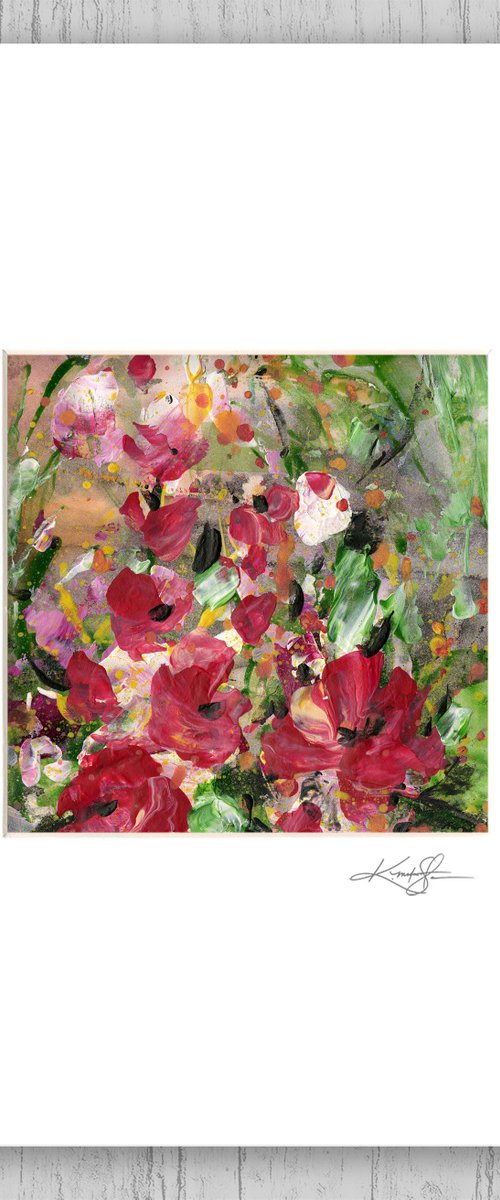 Meadow Dreams 11 - Flower Painting by Kathy Morton Stanion by Kathy Morton Stanion