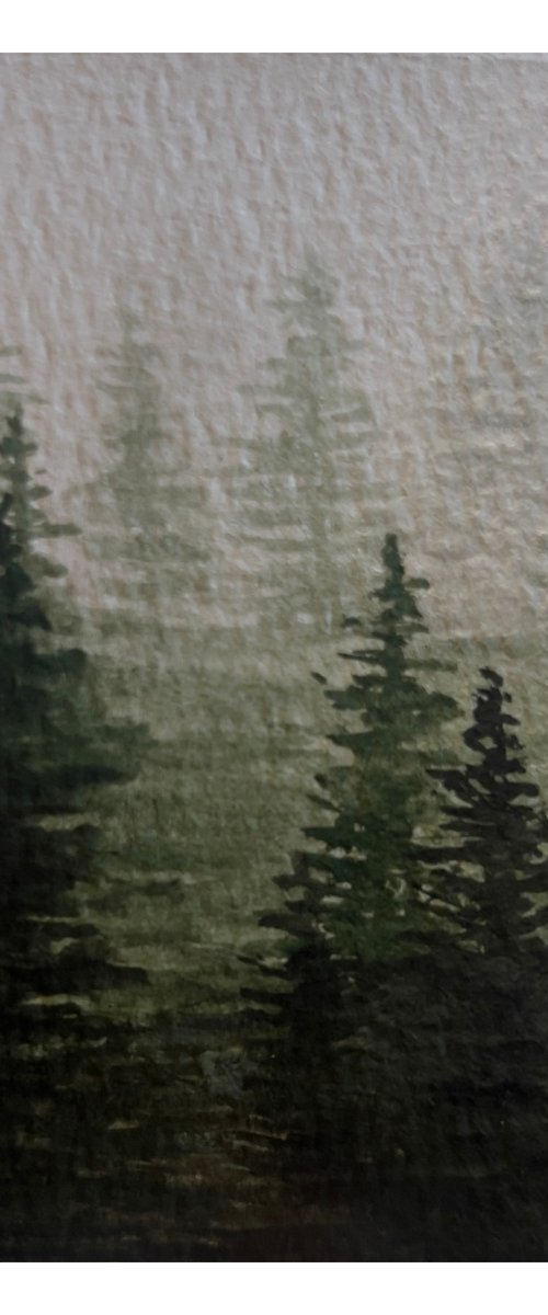 Waldlandschaft Part III - Miniature Art by Sophie Kruszynski