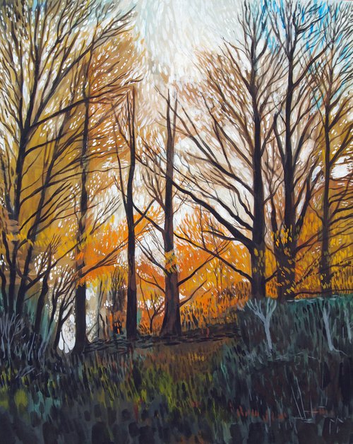 Autumn Forest by Kitty  Cooper
