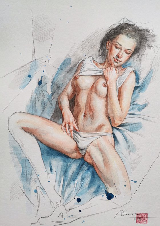 Watercolor women #20620