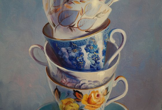 "Still life with cups"