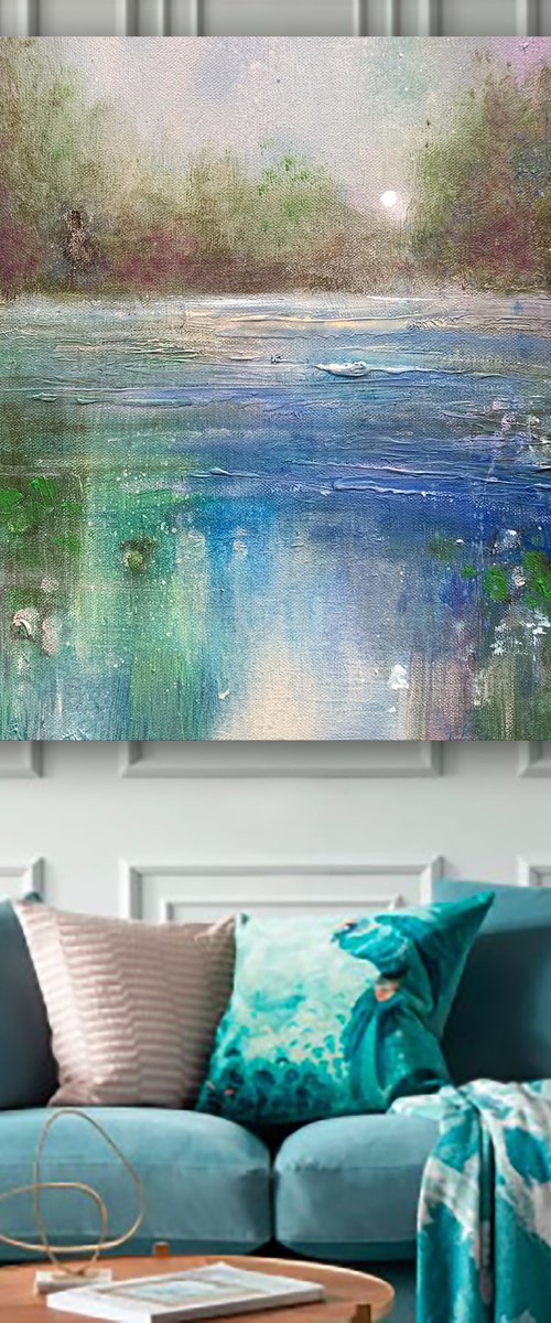 Lily Pond Light by Jennifer Taylor