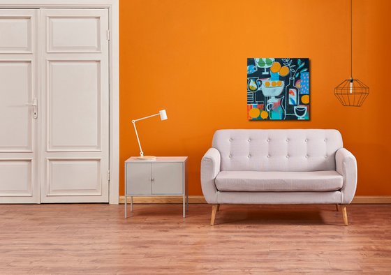 Still Life with Oranges III
