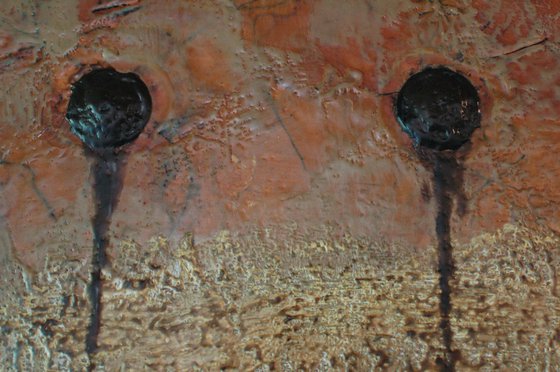 "Ternary Perception". Encaustic.