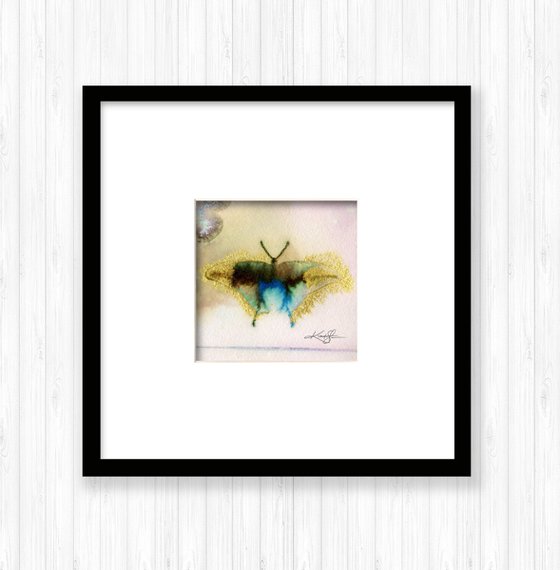A Sweet Little One - Butterfly Painting  by Kathy Morton Stanion