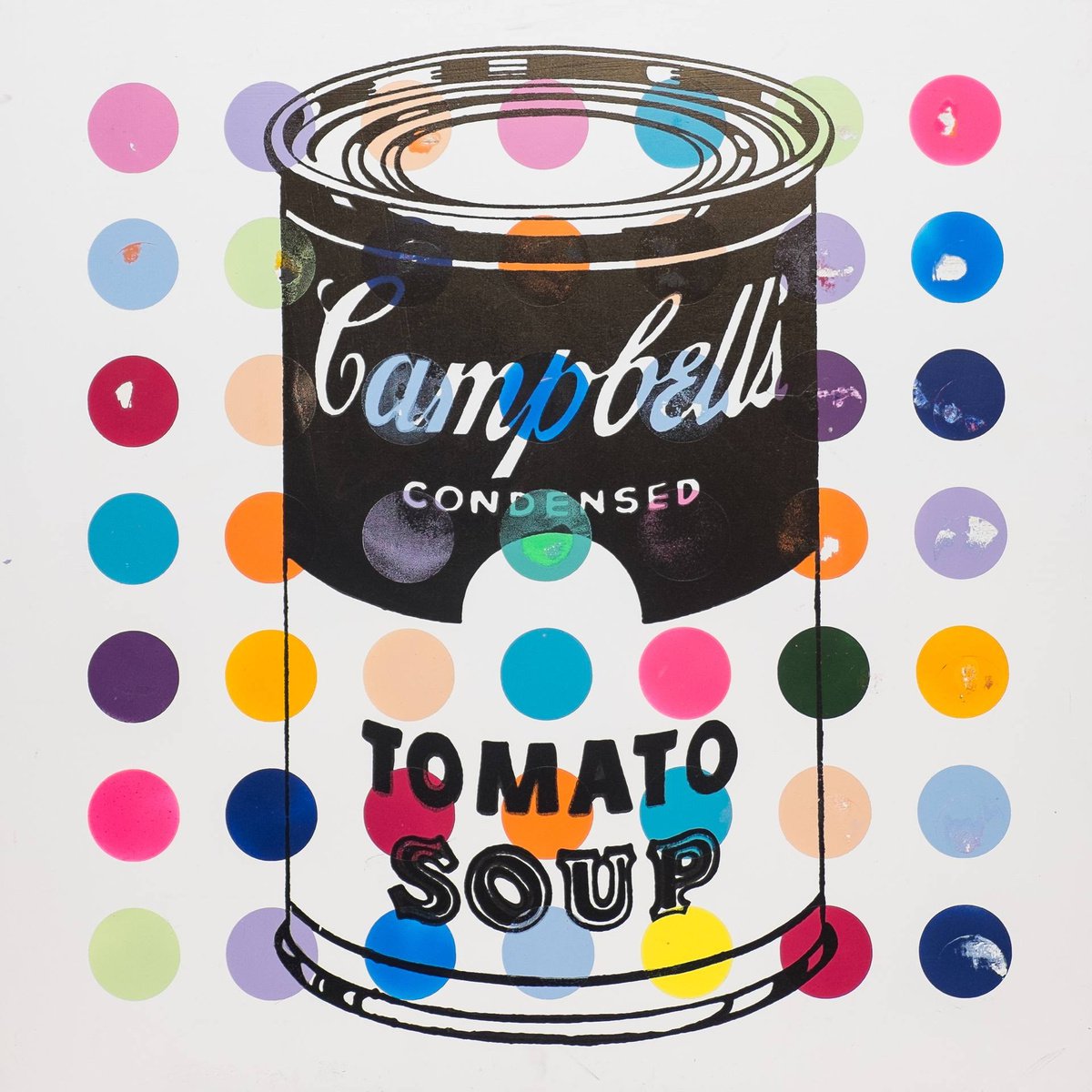 Campbell Soup Painting by Dane Shue by Dane Shue