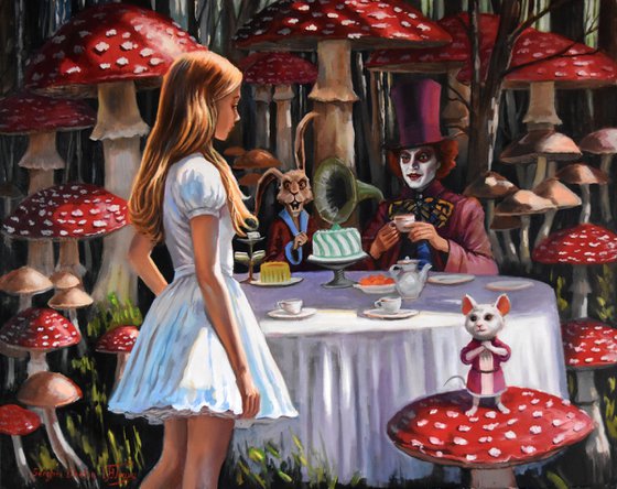 Alice meets the Mad Hatter