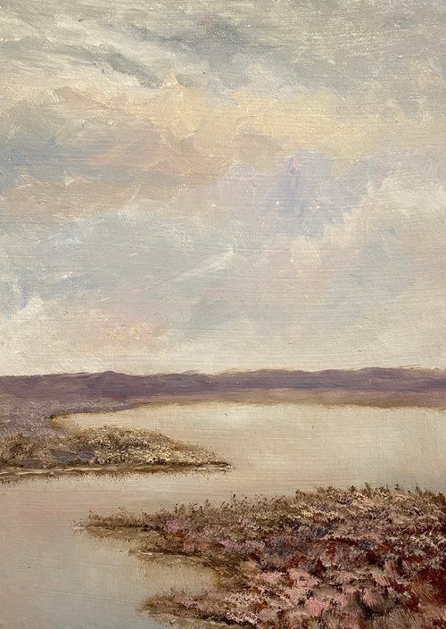 lake — modern landscape scenery painting by ILDAR M. EXESALLE